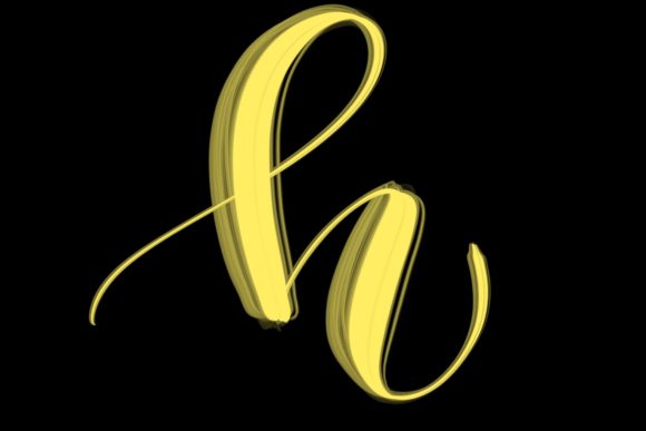Evaluating the Procreate Brush - Glazed Design 2 Last for Digital Lettering