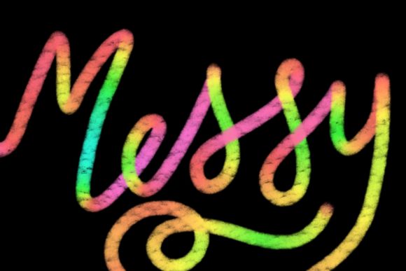 Messy Huge Chalk: Procreate Brush Guide