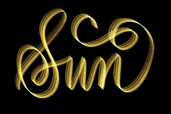 Procreate Brush - Glitter Shimmer: Elevating Your Digital Lettering