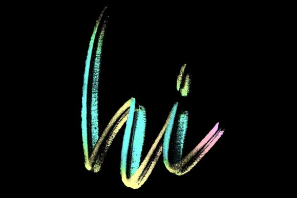 Procreate Brush - Graphed Lettering