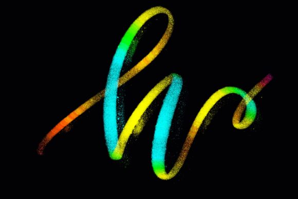 Procreate Brush - Rainbow Graffiti: Elevating Digital Lettering and Design