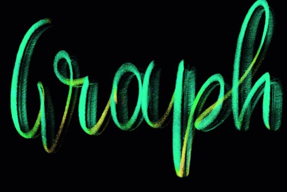 Procreate Brush - Rainbow Graph: Elevating Your Digital Lettering and Design Workflow