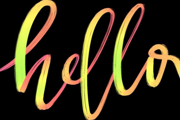 Refining Digital Lettering with the Textured Letters 2 Brush for Procreate