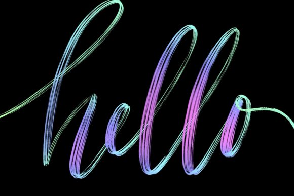 Strategic Lettering: Elevating Brand Communication with Procreate Brush - Textured Letters 3